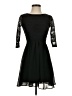 Divided by H&M 100% Polyester Solid Black Cocktail Dress Size 4 - photo 1