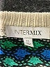 Intermix Color Block Ivory Pullover Sweater Size M - photo 7