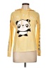 ON FIRE 100% Cotton Yellow Sweatshirt Size L - photo 1