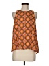 Xhilaration 100% Polyester Orange Sleeveless Blouse Size M - photo 1