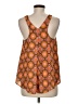 Xhilaration 100% Polyester Orange Sleeveless Blouse Size M - photo 2