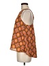 Xhilaration 100% Polyester Orange Sleeveless Blouse Size M - photo 5