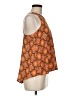 Xhilaration 100% Polyester Orange Sleeveless Blouse Size M - photo 4