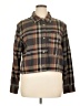 O'Neill 100% Cotton Plaid Brown Jacket Size XL - photo 1