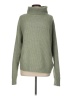 H&M Solid Green Turtleneck Sweater Size M - photo 1