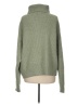 H&M Solid Green Turtleneck Sweater Size M - photo 2