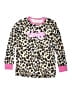 Hurley Animal Print Pink Pullover Sweater Size 10 - 12 - photo 1