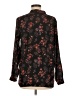 Joan Rivers 100% Polyester Floral Black Long Sleeve Blouse Size 6 - photo 2