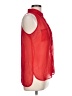 Ambiance Apparel 100% Polyester Red Sleeveless Blouse Size L - photo 4