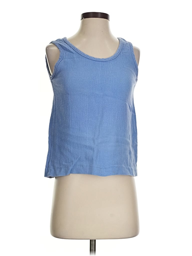 Pre-owned Assorted Brands Sleeveless T-shirt In Blue