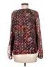 Ann Taylor LOFT Floral Brown Long Sleeve Blouse Size M - photo 2