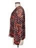 Ann Taylor LOFT Floral Brown Long Sleeve Blouse Size M - photo 5