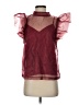 TCEC 100% Polyester Burgundy Sleeveless Blouse Size S - photo 1