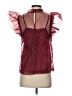 TCEC 100% Polyester Burgundy Sleeveless Blouse Size S - photo 2