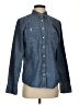 Lands' End 100% Cotton Blue Long Sleeve Button-Down Shirt Size S (estimated) - photo 1