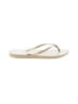 Havaianas Ivory Gold Flip Flops Size 6 - photo 1