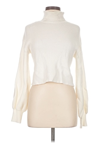 Blue Rain Turtleneck Sweater (view 1)