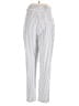 Antonio Melani Stripes Silver Casual Pants Size 8 - photo 2