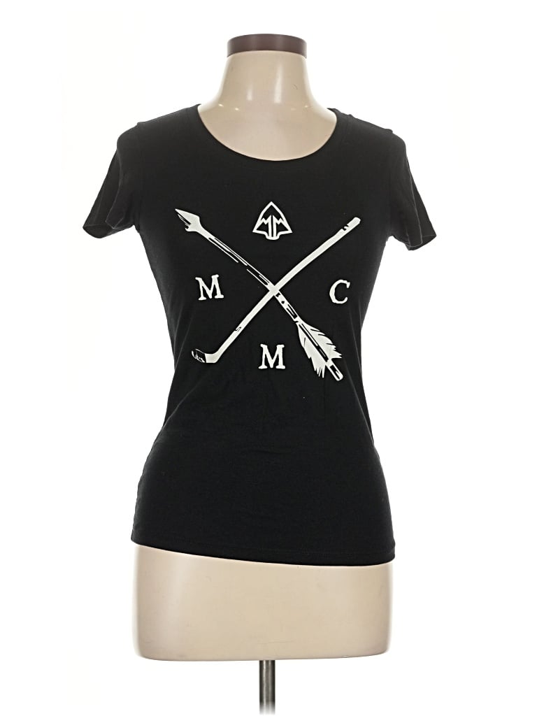 Pre-owned Assorted Brands Short Sleeve T-shirt In Black