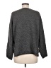 Mustard Seed Solid Gray Pullover Sweater Size M - photo 2