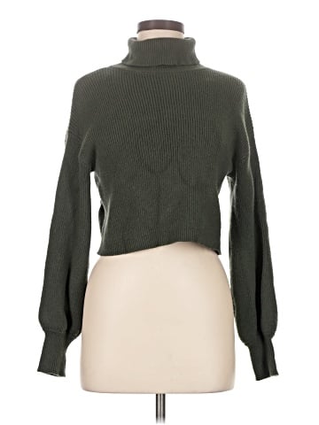 Blue Rain Turtleneck Sweater (view 1)