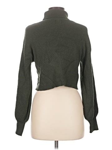 Blue Rain Turtleneck Sweater (view 2)