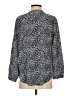 Joie 100% Silk Animal Print Blue Long Sleeve Silk Top Size S - photo 2
