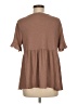 Shein Brown Short Sleeve Top Size 6 - photo 2