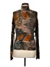 Class Roberto Cavalli Brown Long Sleeve Top Size 8 - photo 1