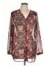 Soft Surroundings Brown Long Sleeve Blouse Size L - photo 1