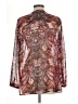 Soft Surroundings Brown Long Sleeve Blouse Size L - photo 2