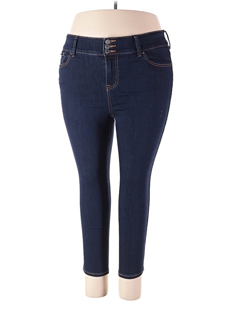 Pre-owned Torrid Jeggings In Blue