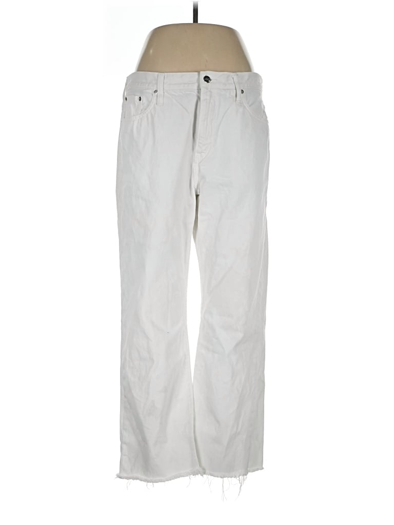 Pre-owned Jcrew Jeans In Ivory