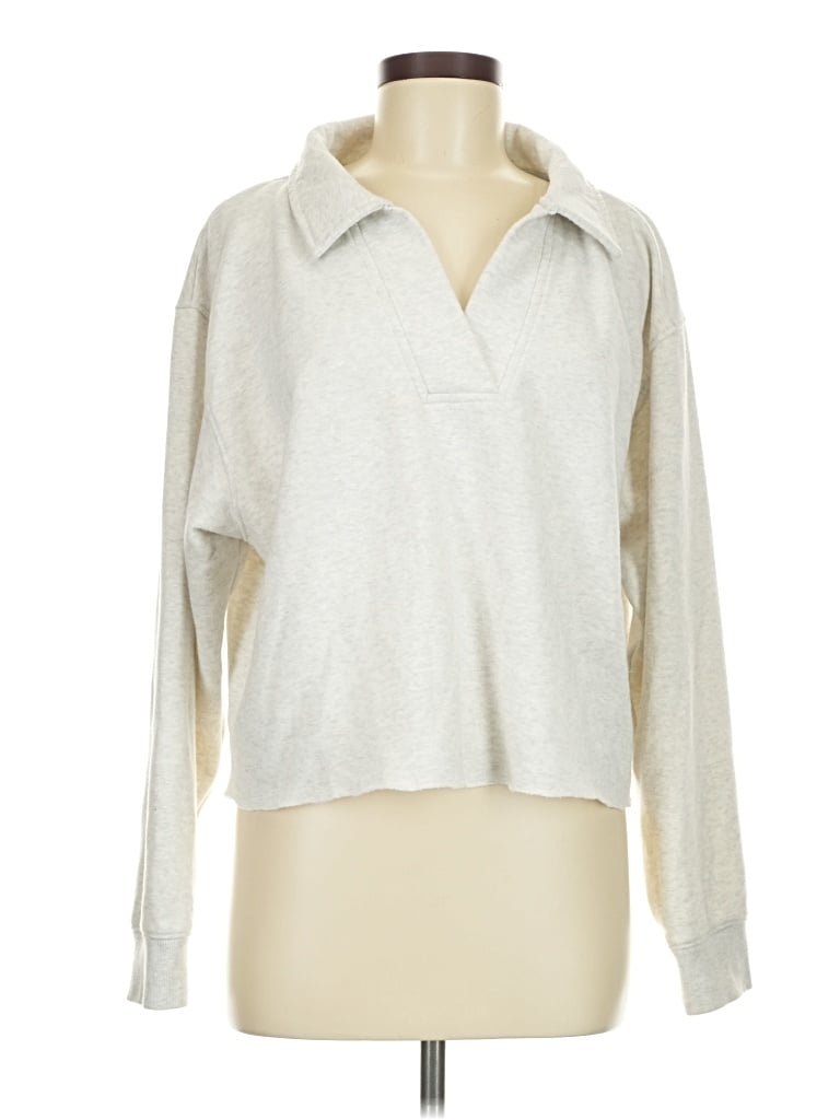 Pre-owned Universal Thread Fleece Jacket In Ivory