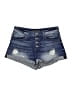 Express Jeans Blue Denim Shorts Size 6 - photo 1