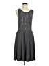 Apt. 9 Stars Gray Cocktail Dress Size M - photo 1