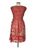 Max Studio 100% Polyester Paisley Red Casual Dress Size L - photo 2
