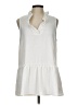 FSL Apparel 100% Polyester White Sleeveless Blouse Size L - photo 1
