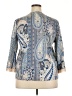 Unbranded Paisley Blue 3/4 Sleeve Blouse Size XXL - photo 2