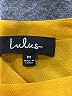 Lulus 100% Polyester Yellow Short Sleeve Top Size M - photo 7
