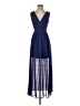 Charming Charlie 100% Polyester Blue Cocktail Dress Size S - photo 1