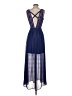 Charming Charlie 100% Polyester Blue Cocktail Dress Size S - photo 2
