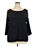 Talbots Black 3/4 Sleeve Top Size 2X - photo 1