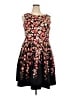 Talbots Floral Black Cocktail Dress Size 18 - photo 1