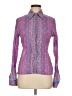 Roberta Freymann Paisley Purple Long Sleeve Blouse Size M (estimated) - photo 1