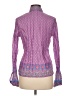 Roberta Freymann Paisley Purple Long Sleeve Blouse Size M (estimated) - photo 2