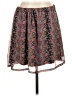 Mossimo Supply Co. 100% Polyester Paisley Black Casual Skirt Size L - photo 1