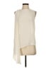 BCBGMAXAZRIA 100% Polyester Ivory Sleeveless Blouse Size XXS - photo 1