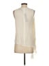BCBGMAXAZRIA 100% Polyester Ivory Sleeveless Blouse Size XXS - photo 2