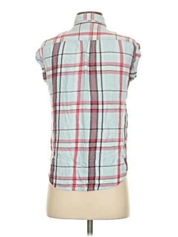 Express Sleeveless Button-Down Shirt (view 2)